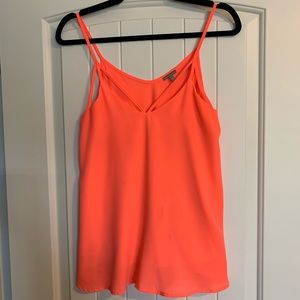 Neon coral tank top